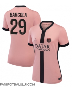 Paris Saint-Germain Bradley Barcola #29 Tricou Fotbal Replică 2024-25 Femei Treilea